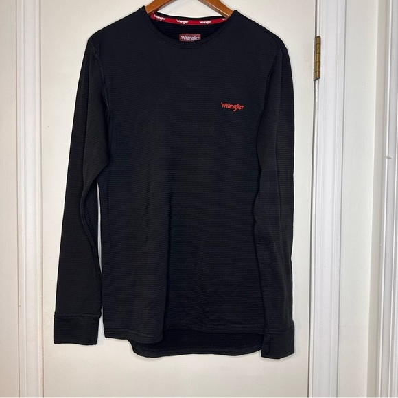 Wrangler Other - Wrangler Men's Black Long Sleeve Performance Shirt Size Medium